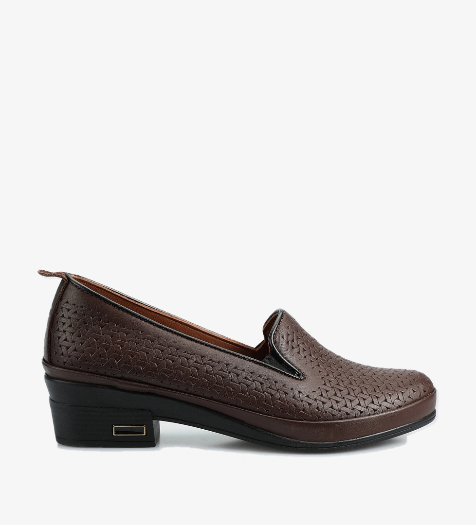 Kahve Deri Kadın Ayakkabı - Görsel 1