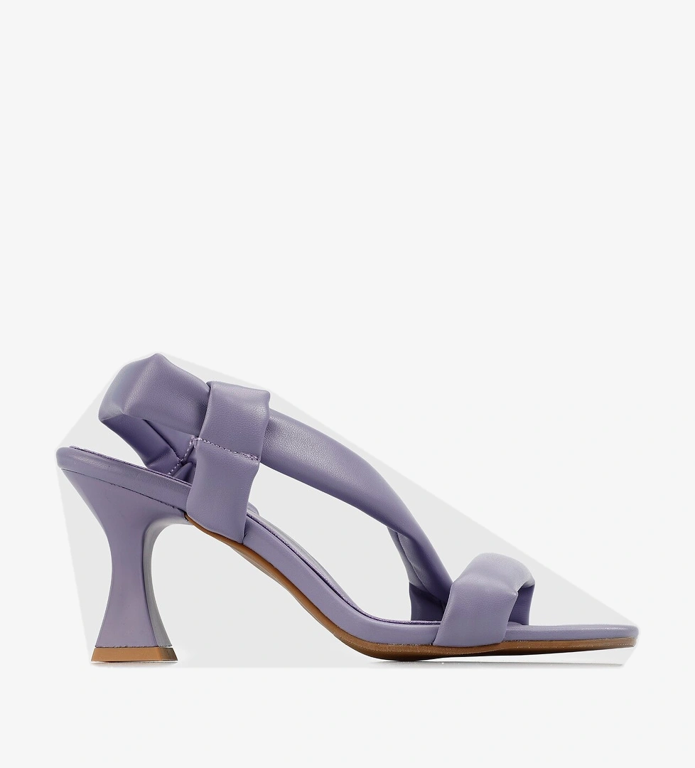 Lila Kadın Topuklu Sandalet - Görsel 1