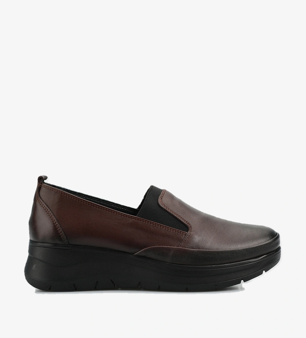 Kahve Deri Kadın Ayakkabı - Görsel 1