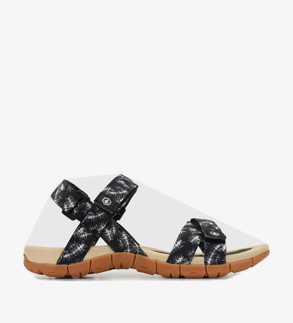 Linda Siyah Kadın Düz Sandalet - Görsel 1