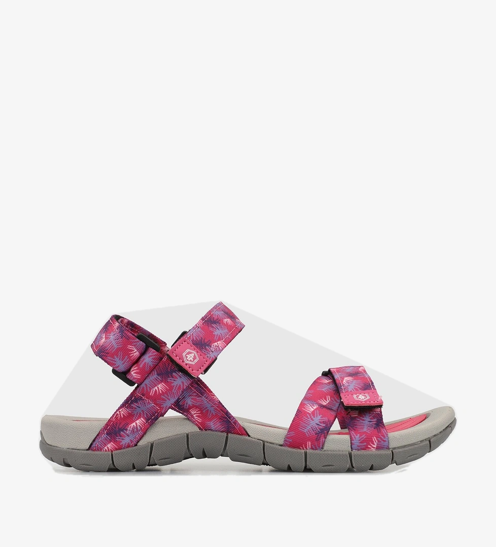 Linda Fuşya Kadın Düz Sandalet - Görsel 1