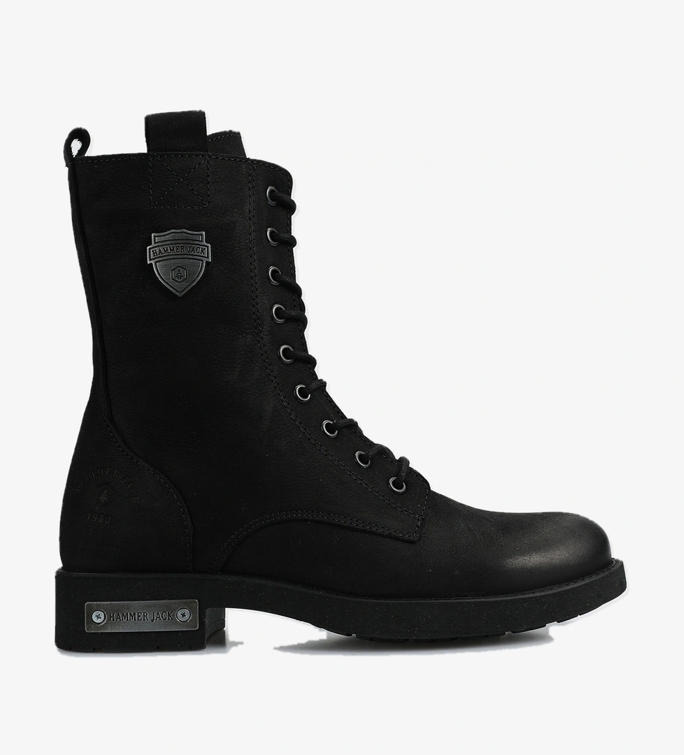 Della Siyah Deri Kadın Bot - Görsel 1