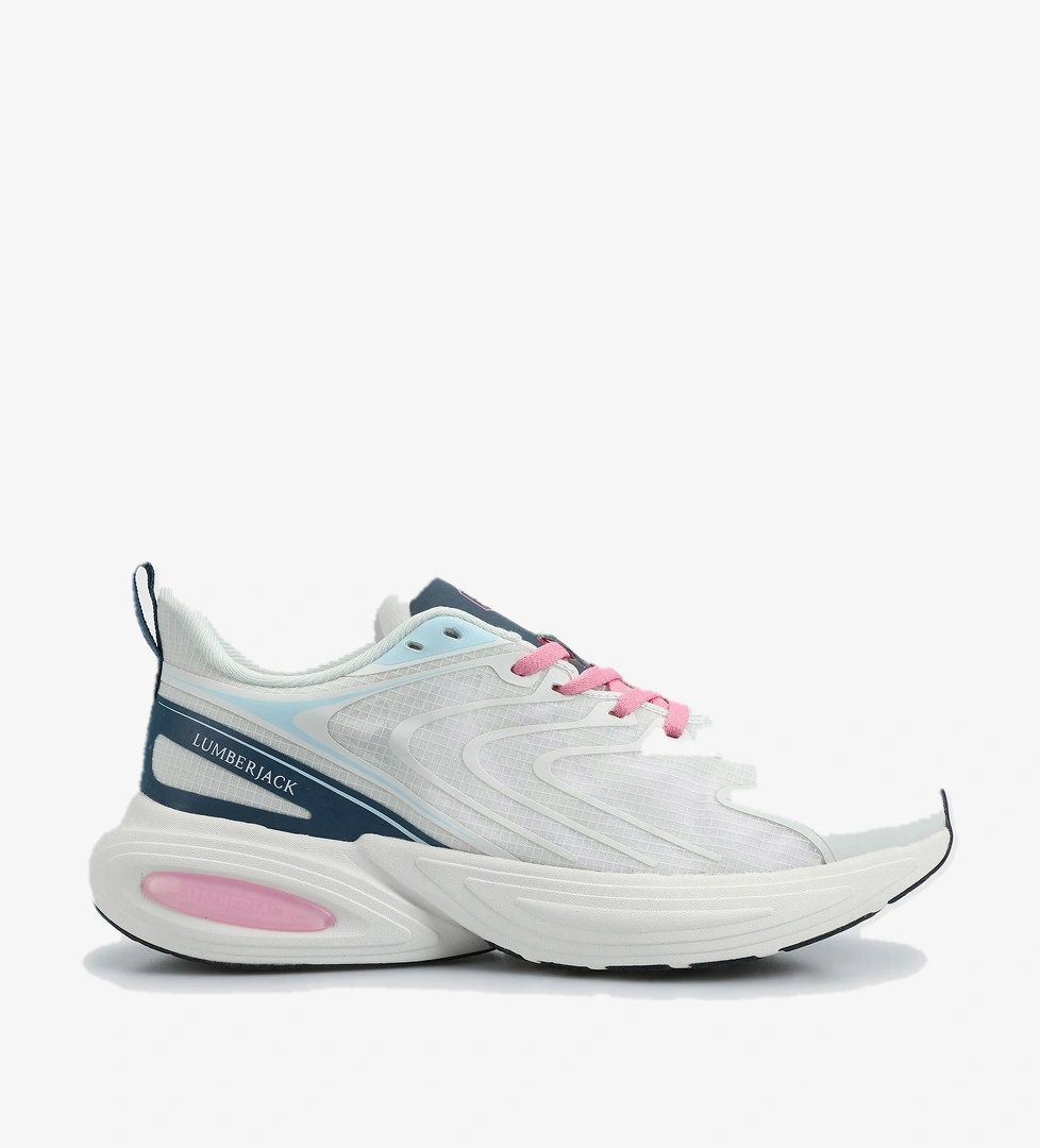 Melan Beyaz Deri Kadın Sneaker - Görsel 1