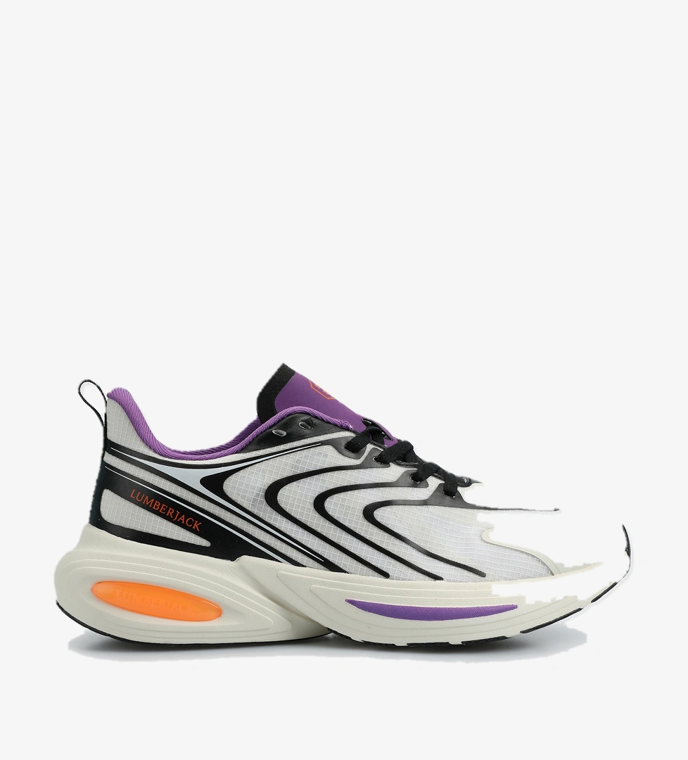 Melan Kırık Beyaz Deri Kadın Sneaker - Görsel 1