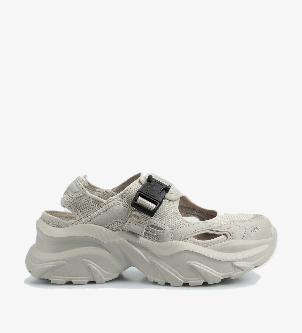 Limit Bej Kadın Düz Sandalet - Görsel 1