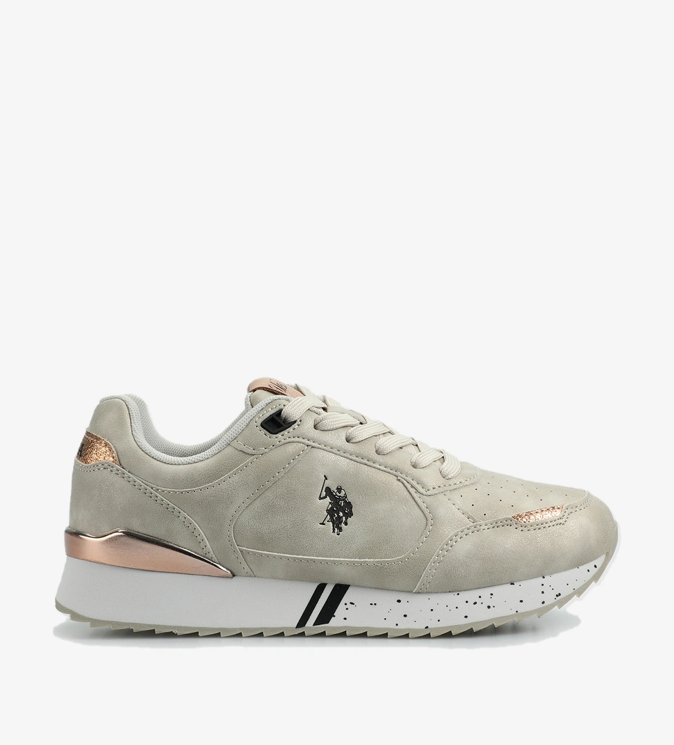 Line Bej Kadın Sneaker - Görsel 1