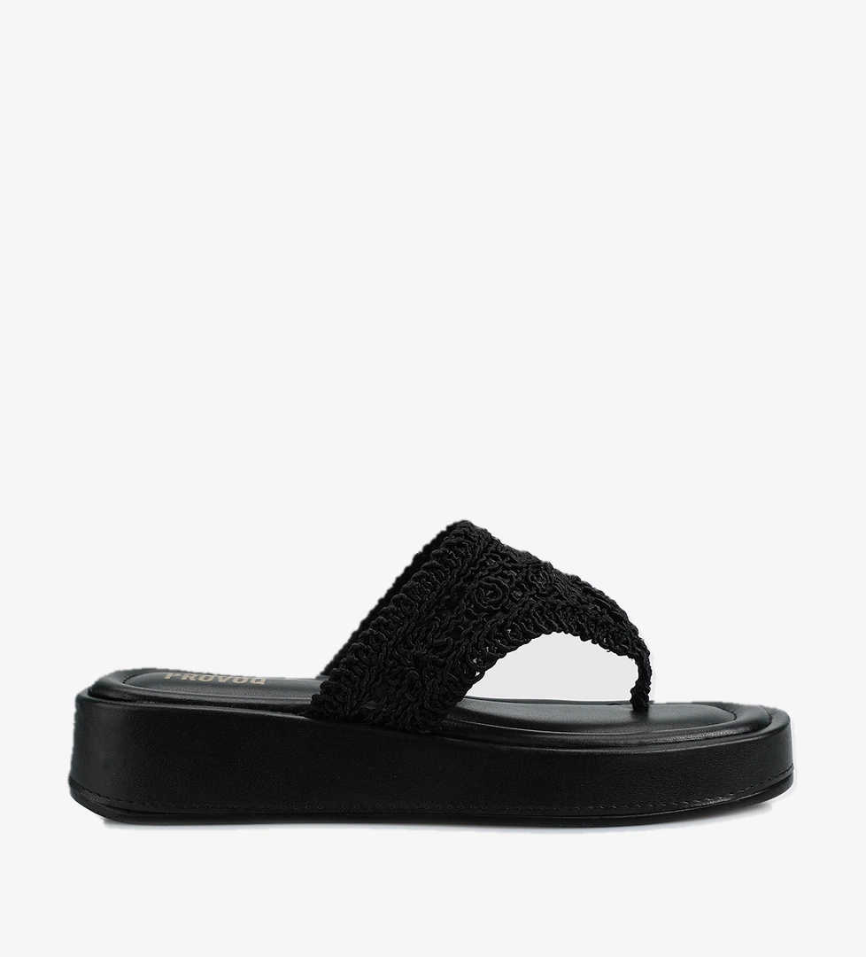 Siyah Kadın Terlik - Görsel 1