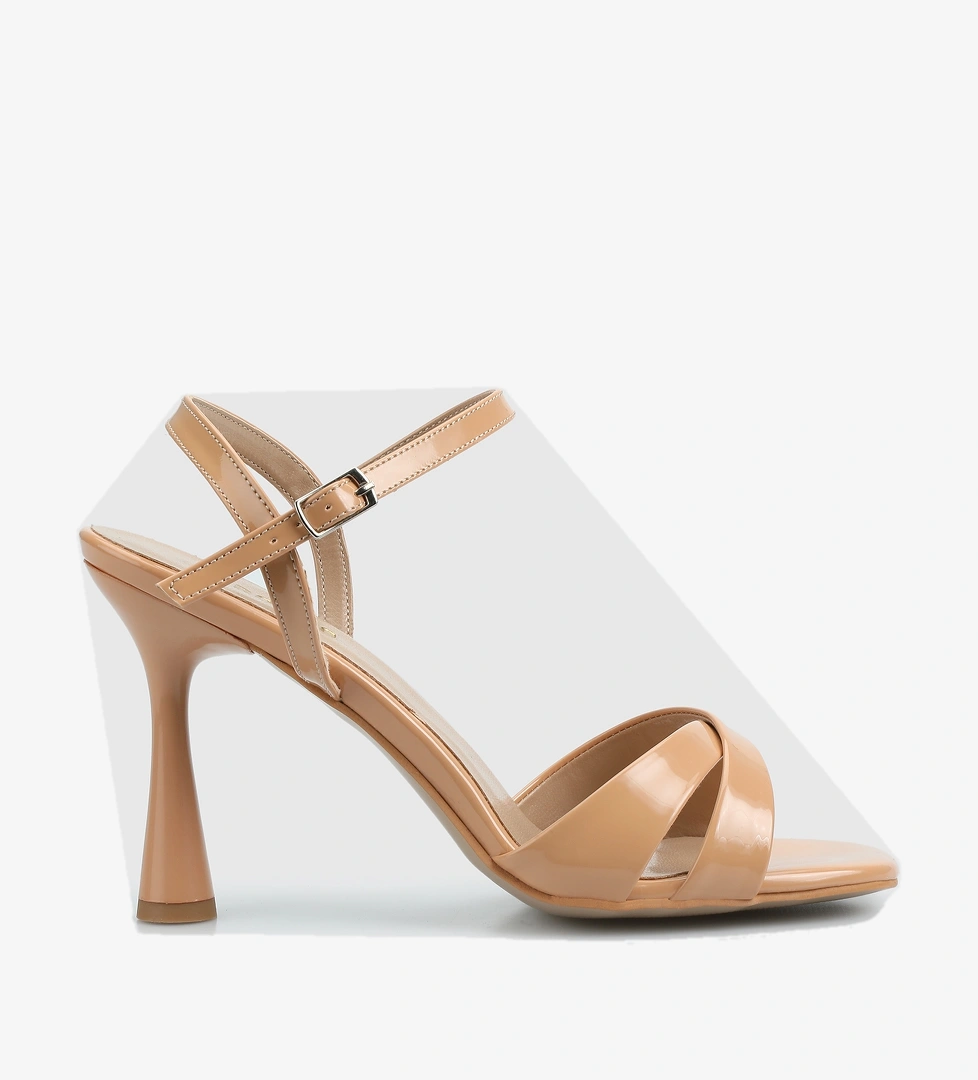 Nude Kadın Topuklu Sandalet - Görsel 1