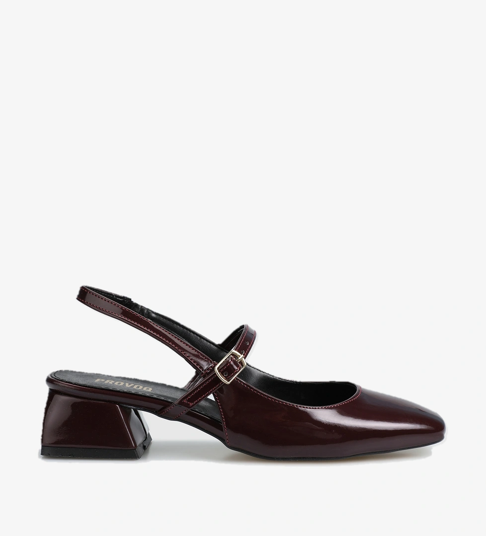 Bordo Kadın Ayakkabı - Görsel 1