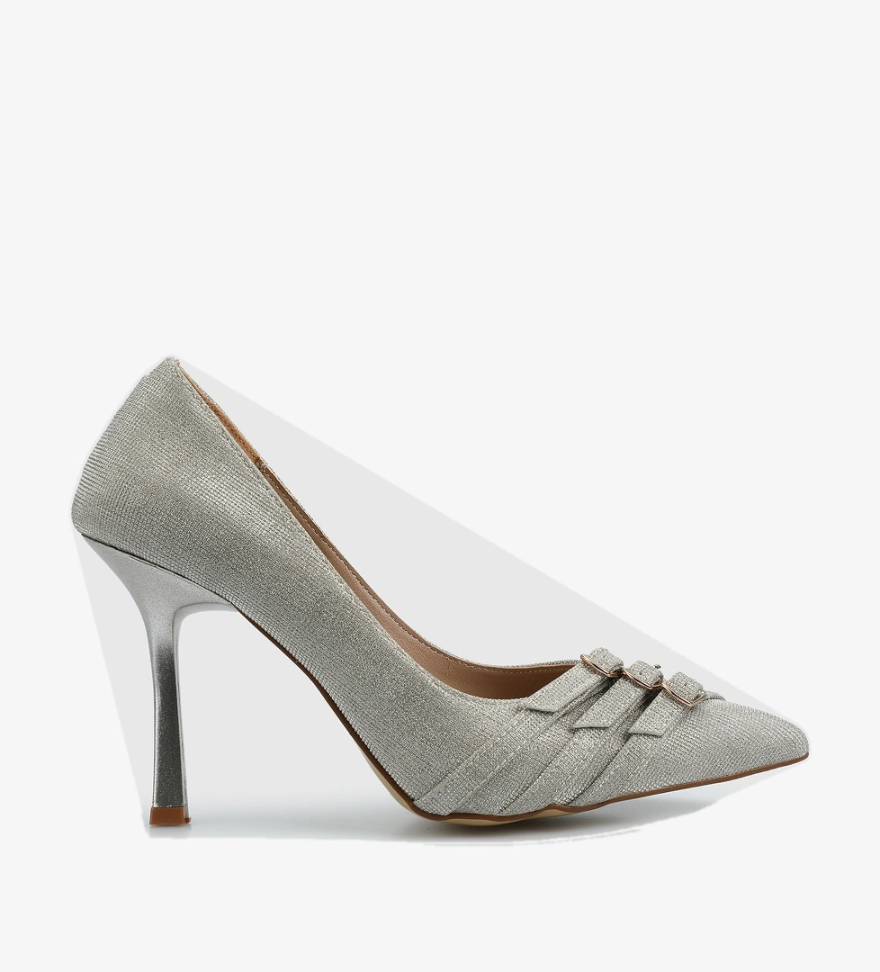 Altın Kadın Ayakkabı - Görsel 1