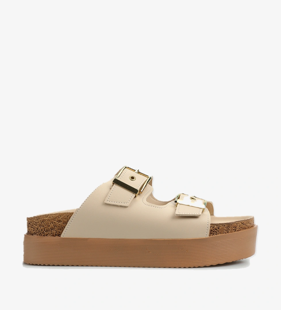 Bej Kadın Terlik - Görsel 1