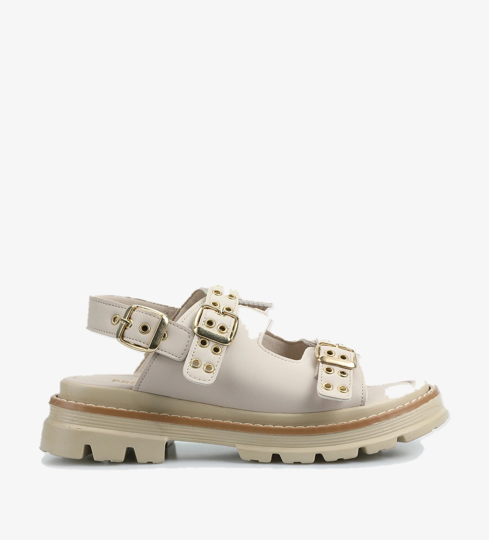 Ten Kadın Düz Sandalet - Görsel 1