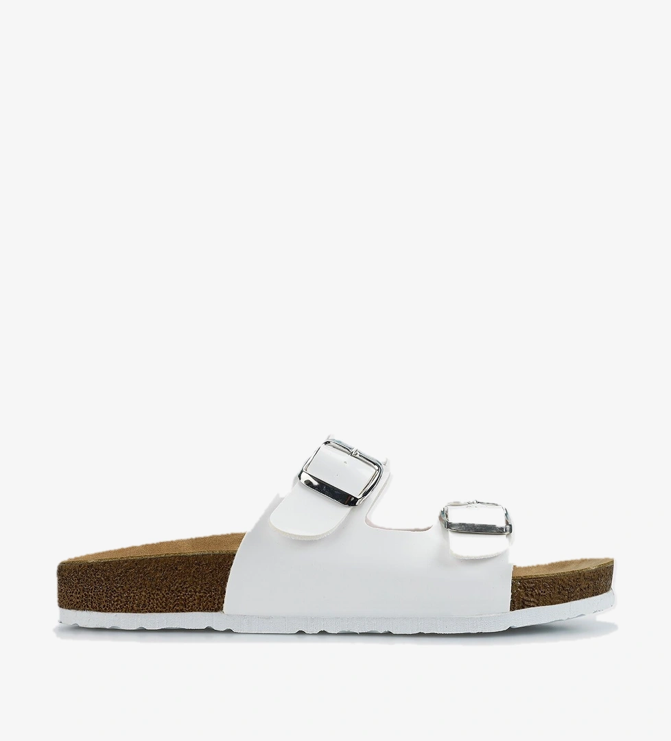 Beyaz Kadın Terlik - Görsel 1