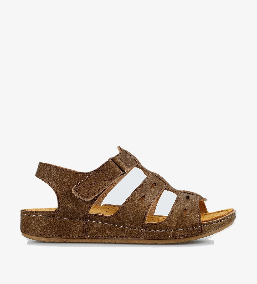 Vizon Kadın Düz Sandalet - Görsel 1