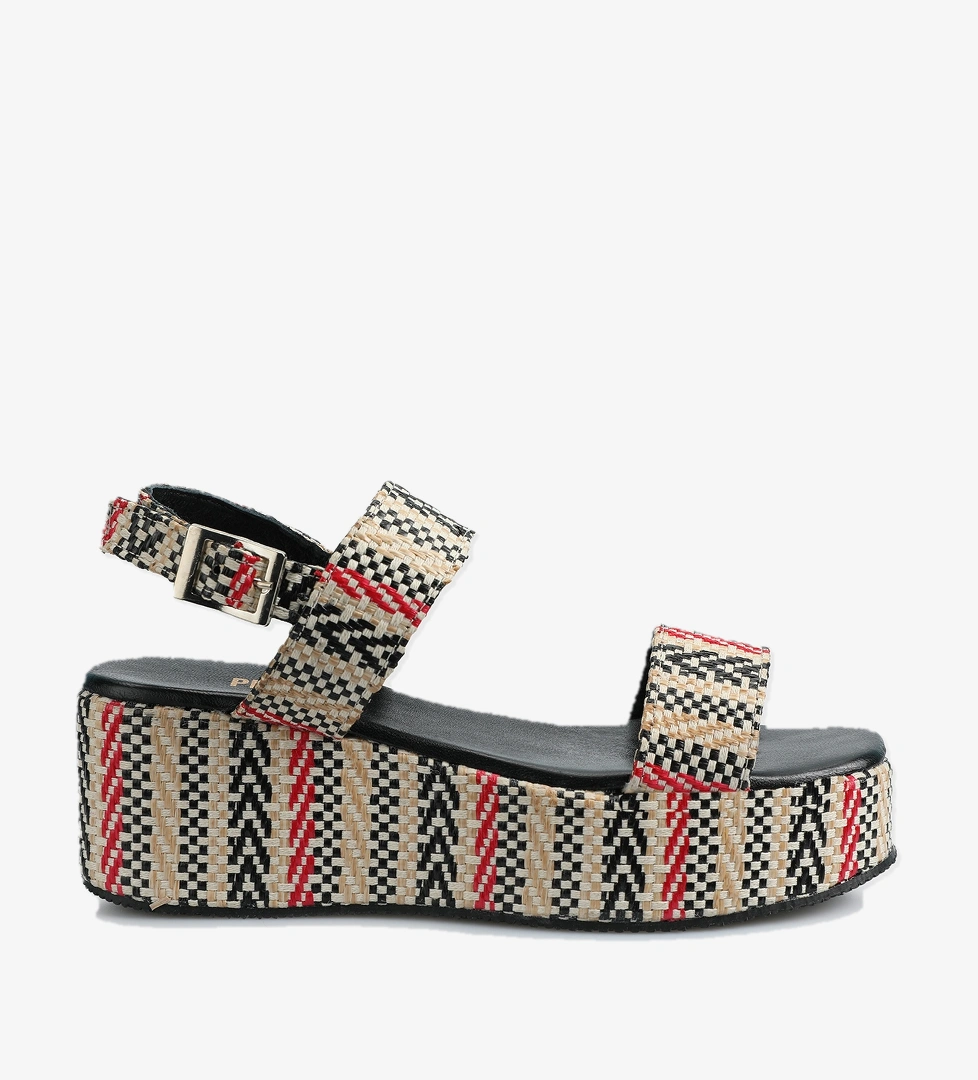 Multi Deri Kadın Topuklu Sandalet - Görsel 1