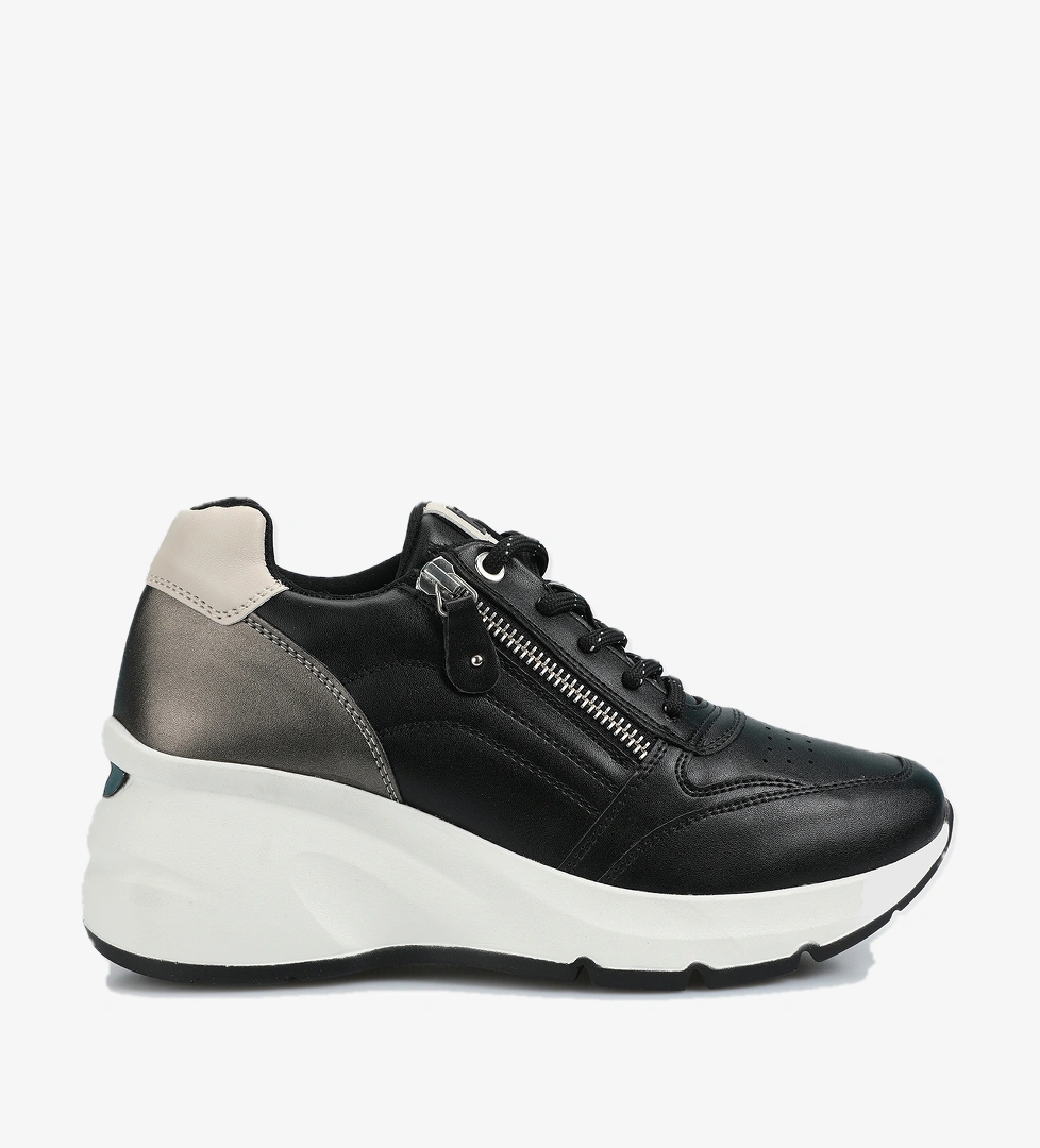 Siyah Kadın Sneaker - Görsel 1