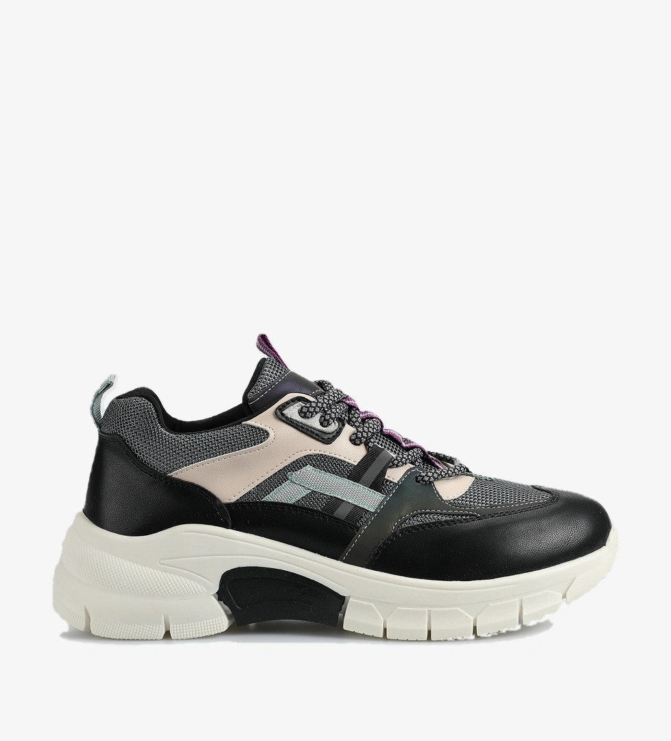 Siyah Kadın Sneaker - Görsel 1