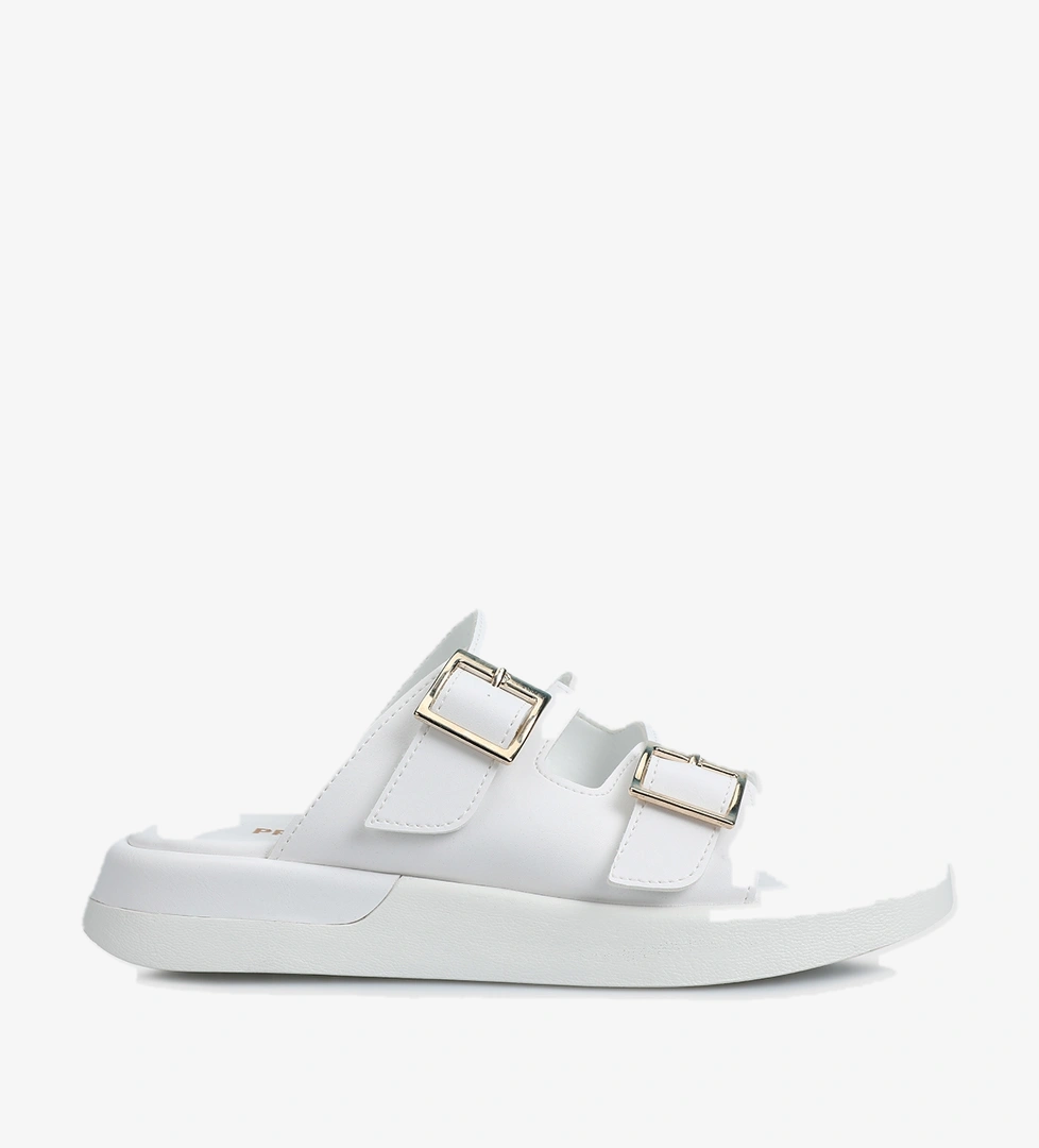 Beyaz Kadın Terlik - Görsel 1