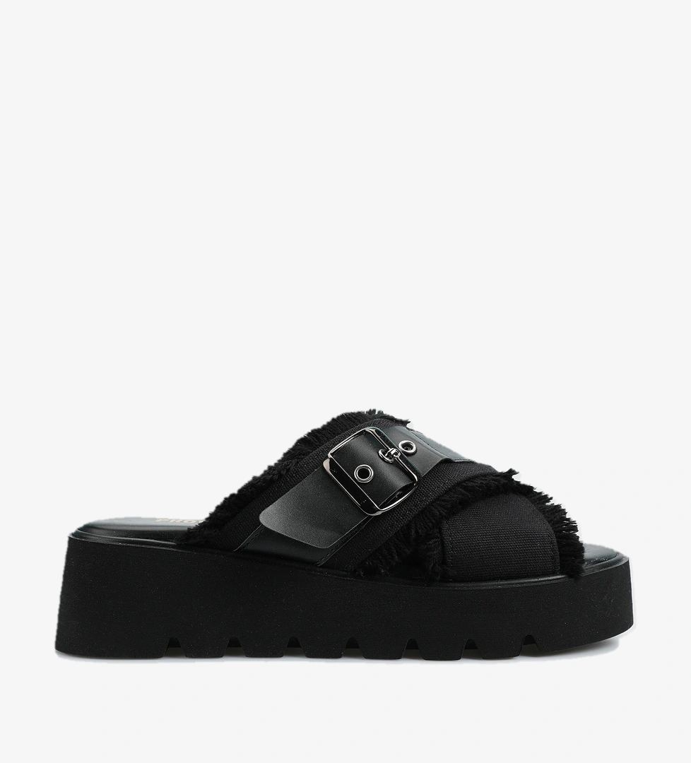 Siyah Kadın Terlik - Görsel 1