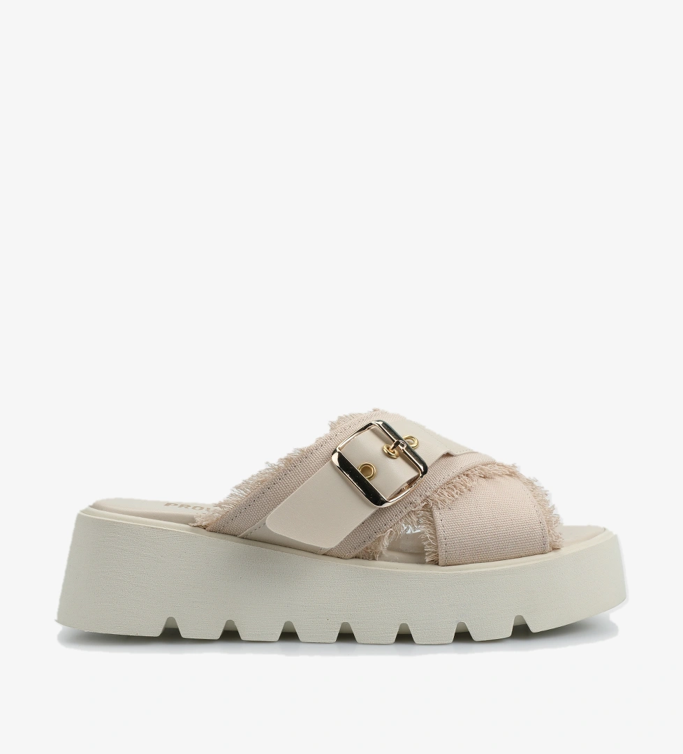 Ekru Kadın Terlik - Görsel 1