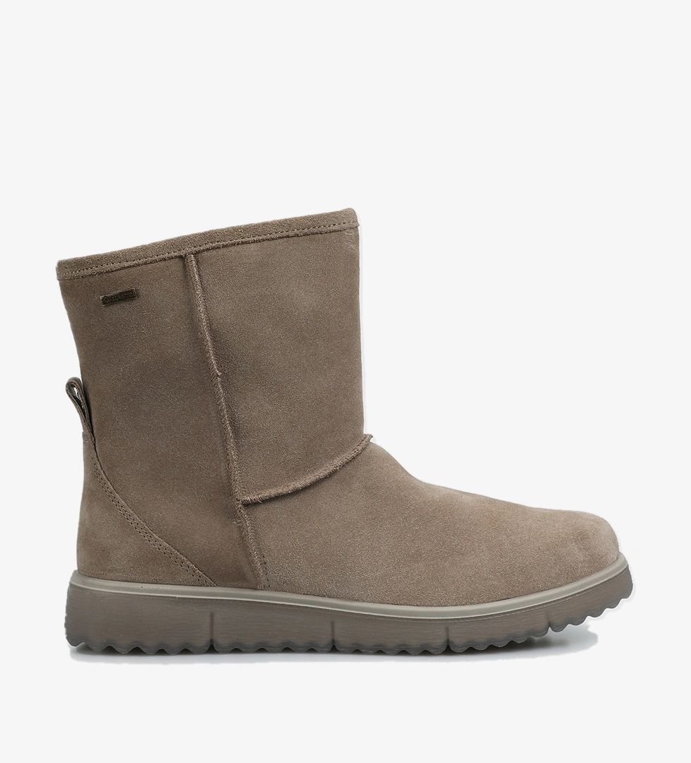 Bej Deri Kadın Outdoor Bot - Görsel 1