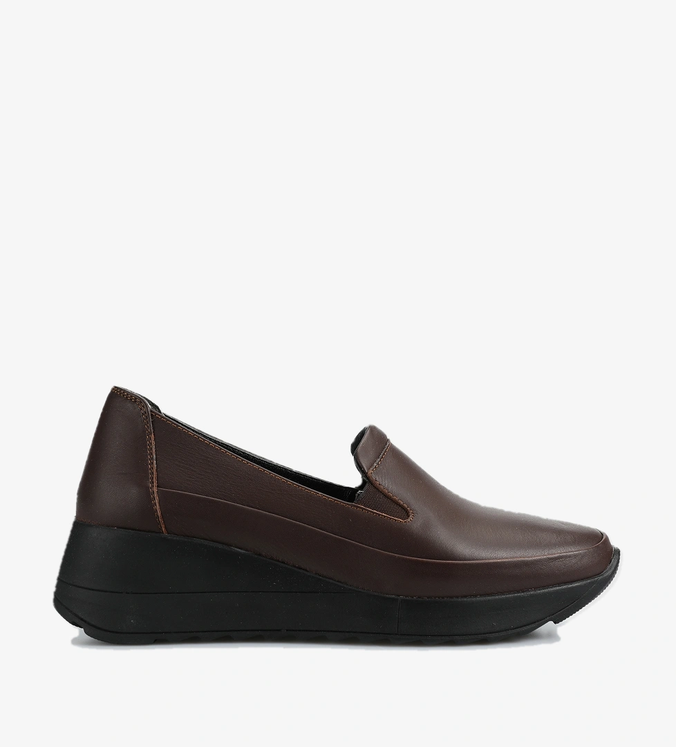 Kahve Deri Kadın Ayakkabı - Görsel 1