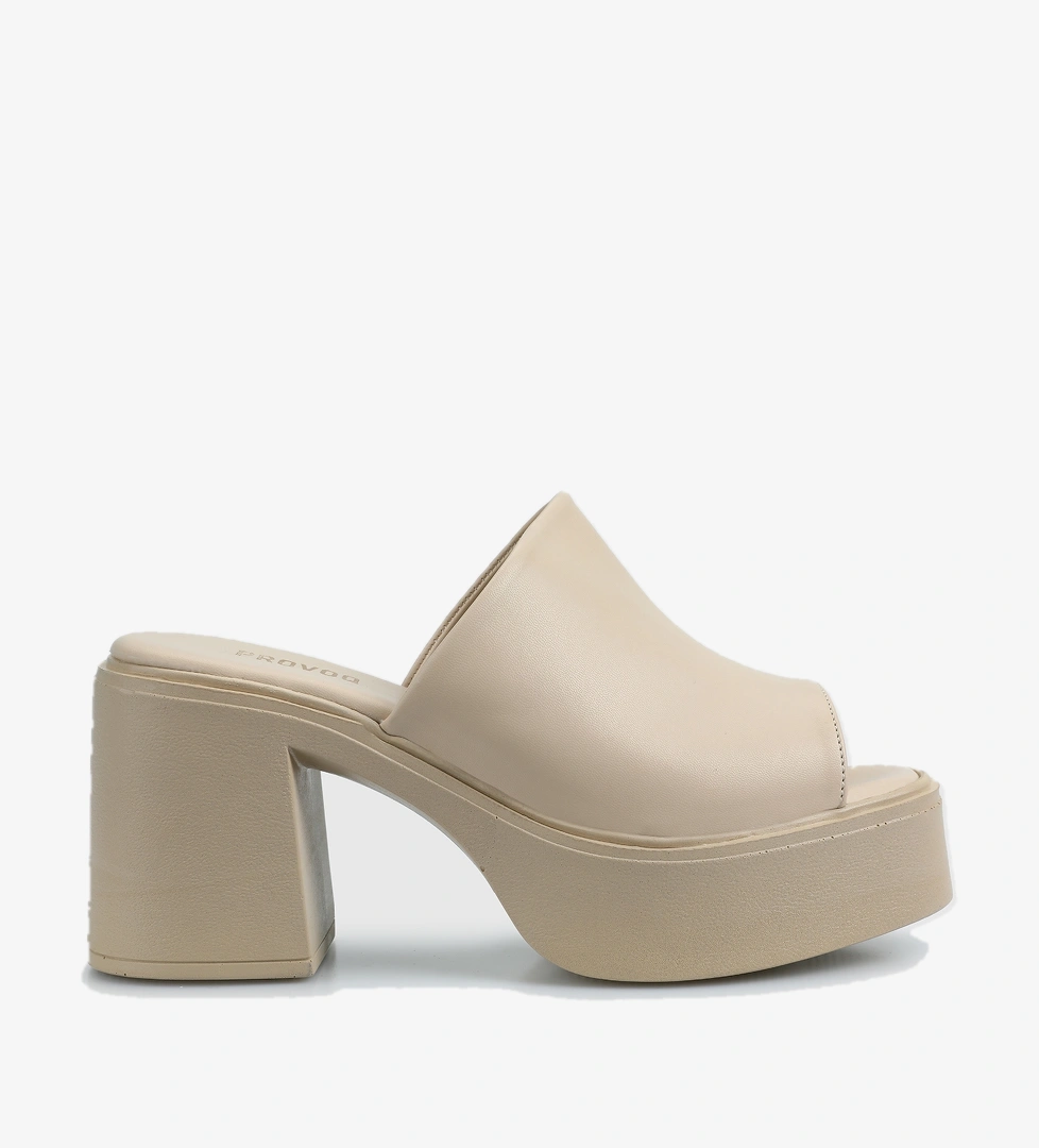 Bej Kadın Terlik - Görsel 1