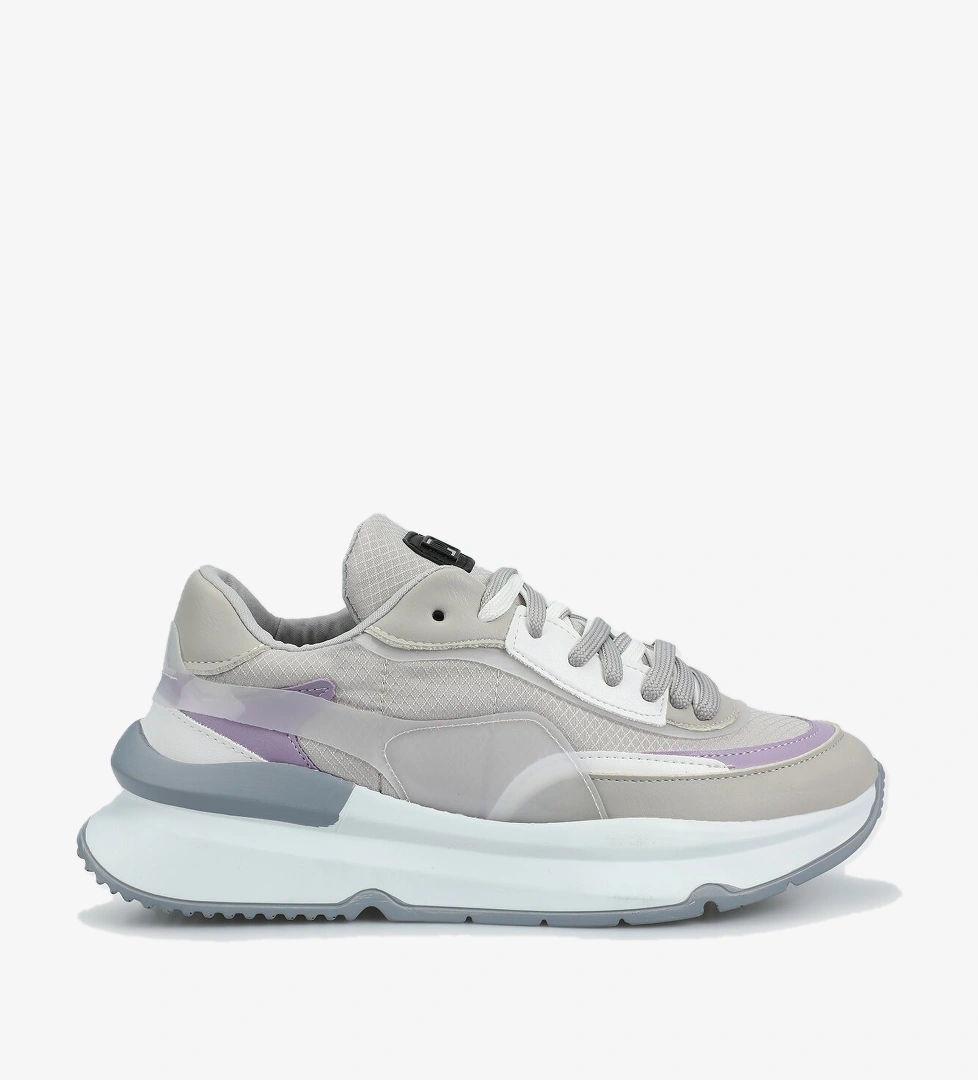 Gri Kadın Sneaker - Görsel 1