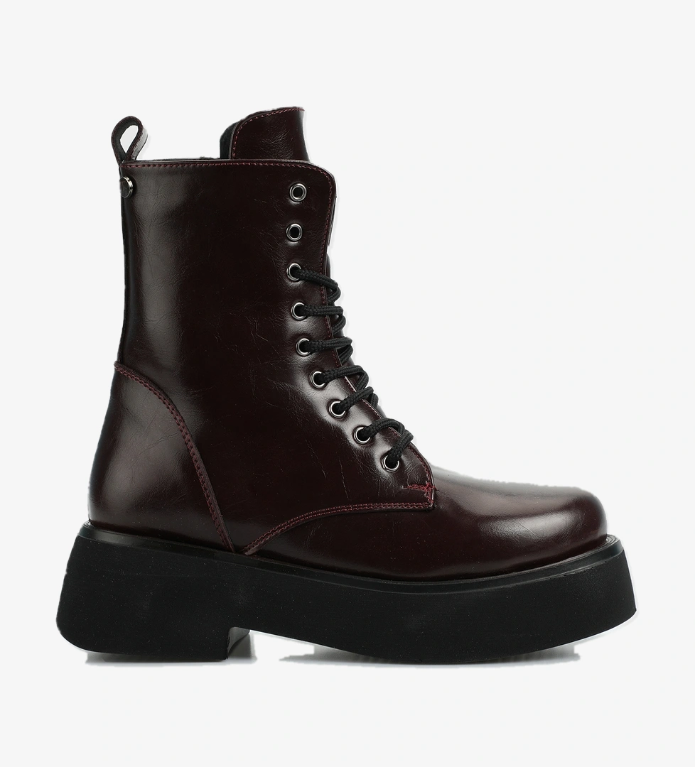 Bordo Kadın Bot - Görsel 1