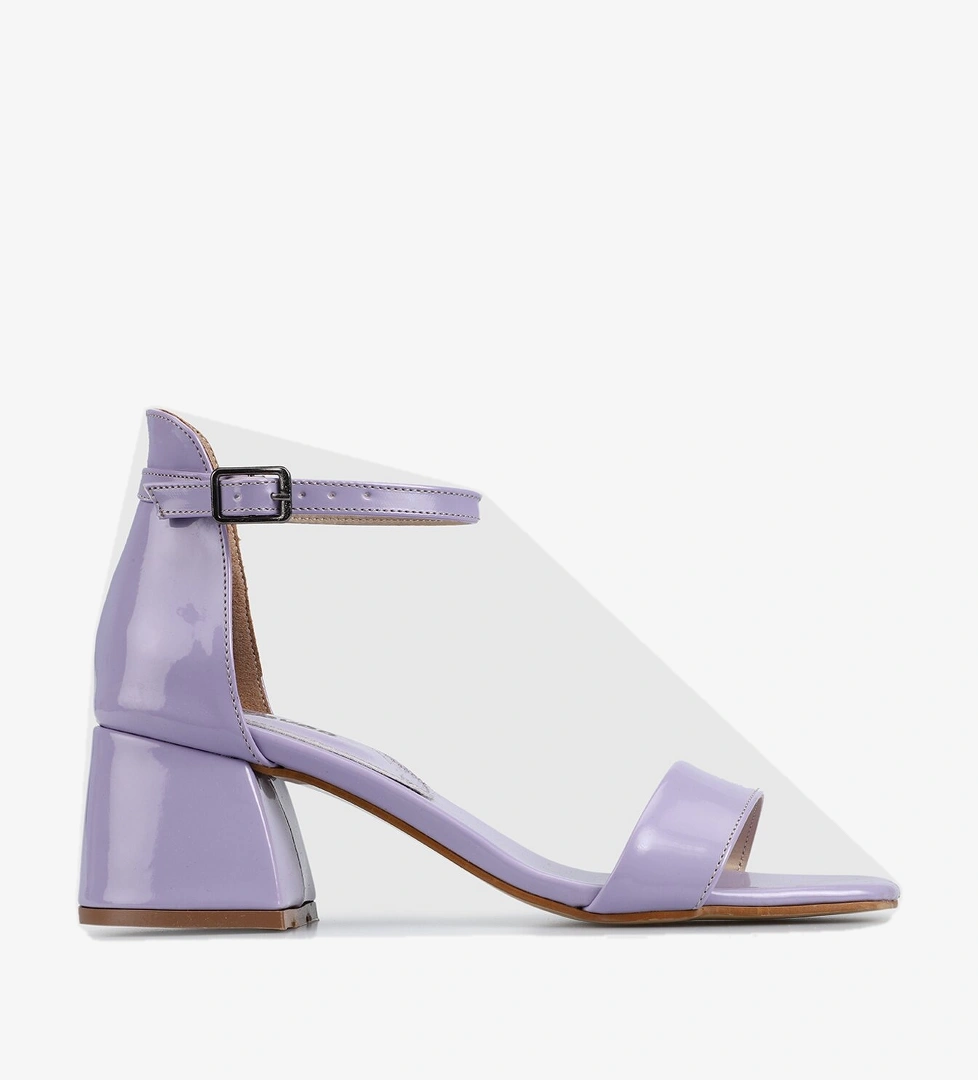 Lila Kadın Topuklu Sandalet - Görsel 1