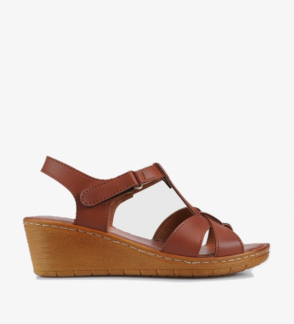 Taba Kadın Konfor Sandalet - Görsel 1