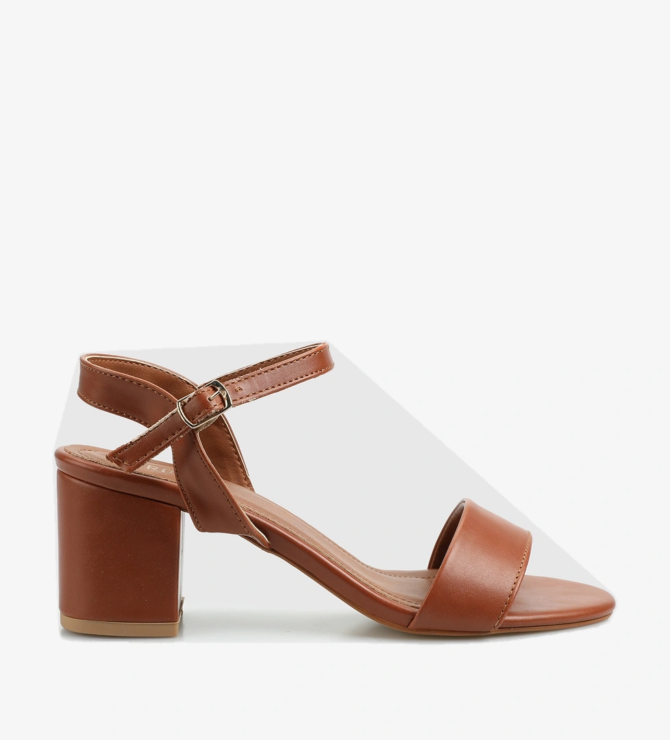 Taba Kadın Topuklu Sandalet - Görsel 1