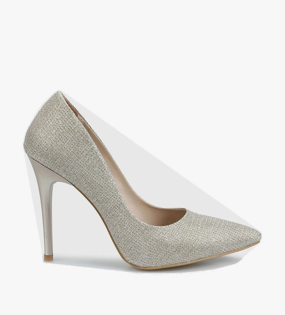 Altın Kadın Ayakkabı - Görsel 1