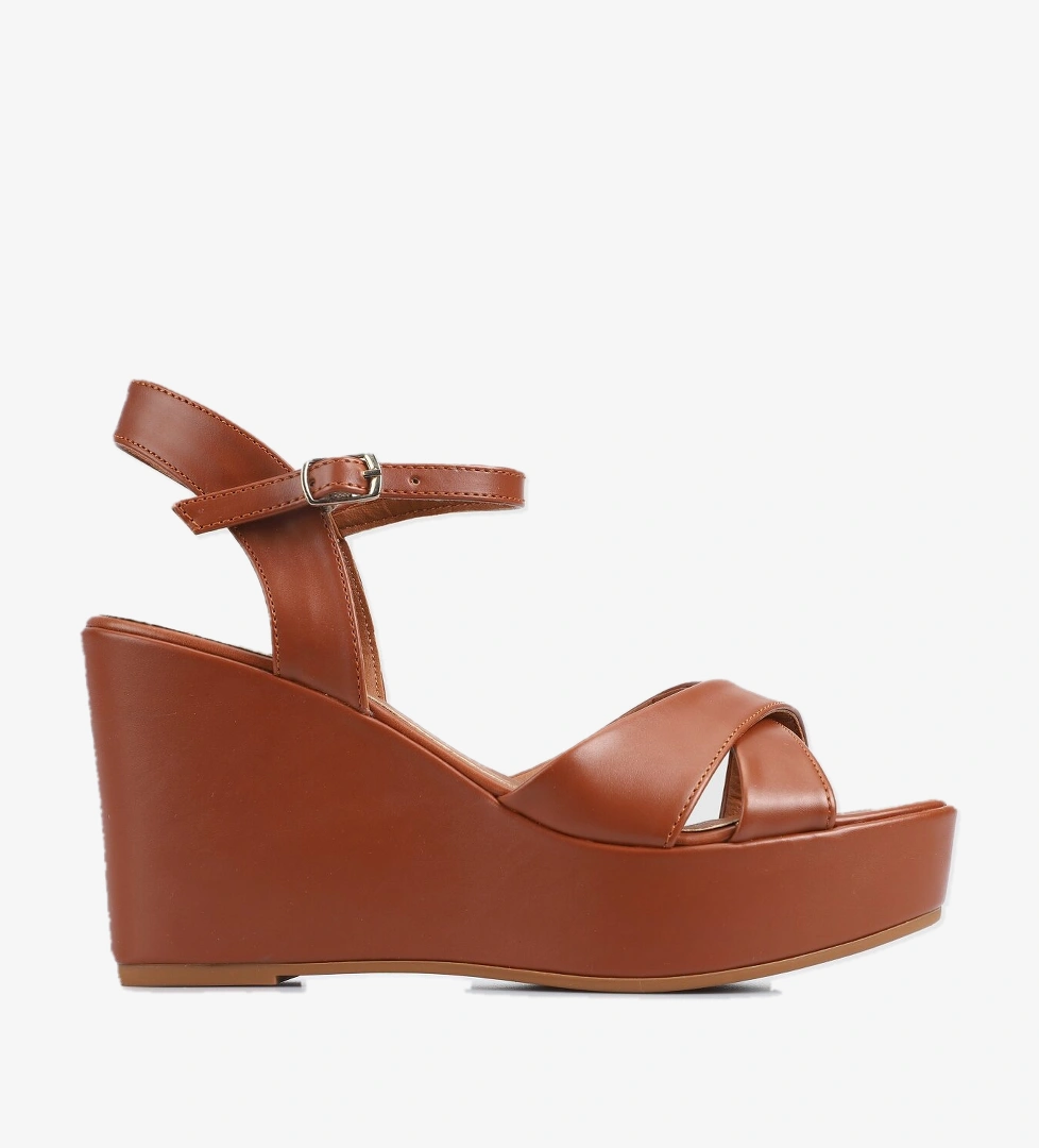 Taba Kadın Topuklu Sandalet - Görsel 1