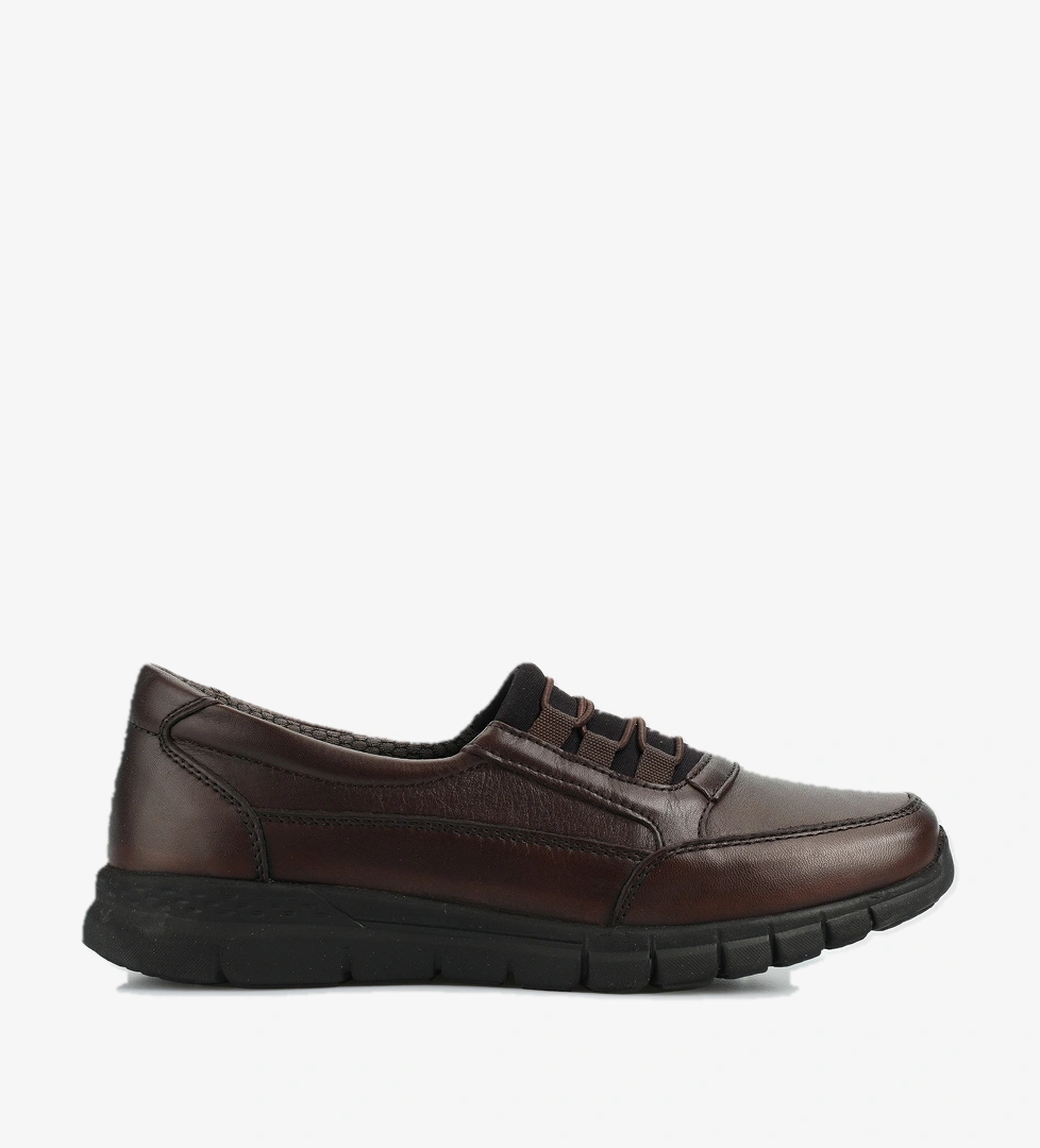 Kahve Deri Kadın Ayakkabı - Görsel 1