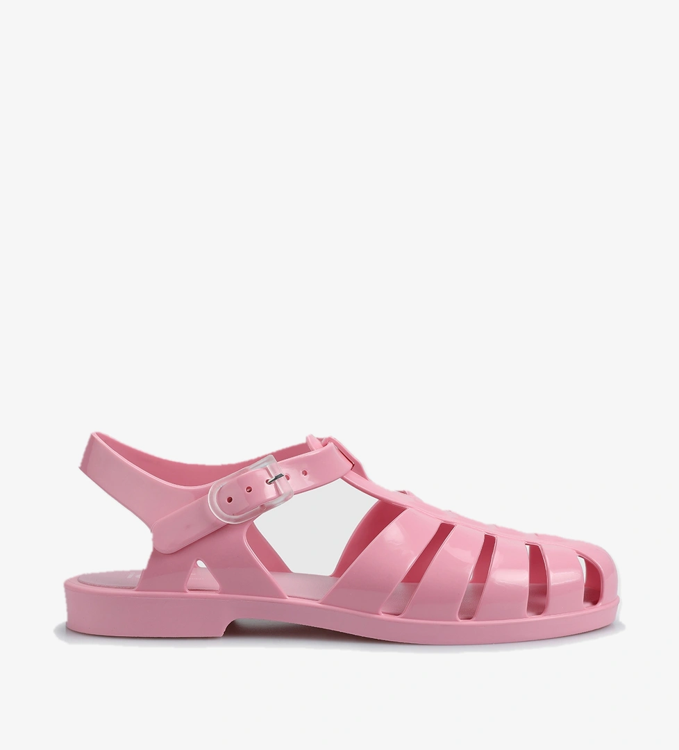 Pembe Kadın Düz Sandalet - Görsel 1