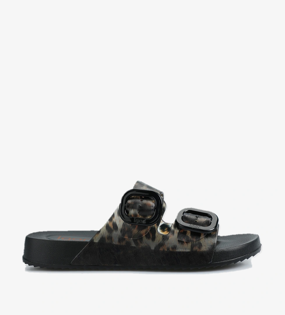 Leopar Kadın Terlik - Görsel 1