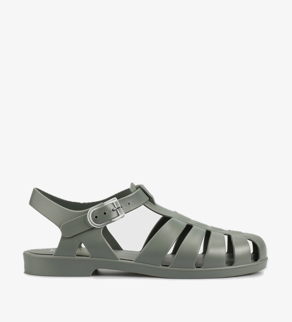 Yeşil Kadın Düz Sandalet - Görsel 1