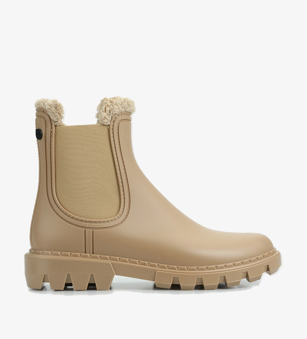 Bej Kadın Yağmur Botu - Görsel 1