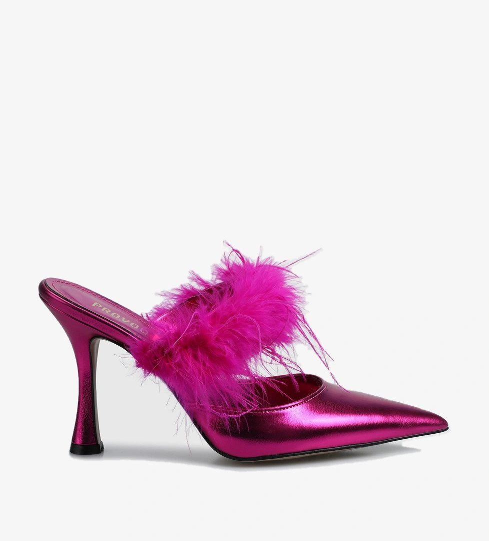 Fuşya Kadın Terlik - Görsel 1