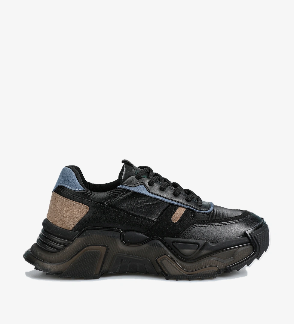 Siyah Kadın Sneaker - Görsel 1