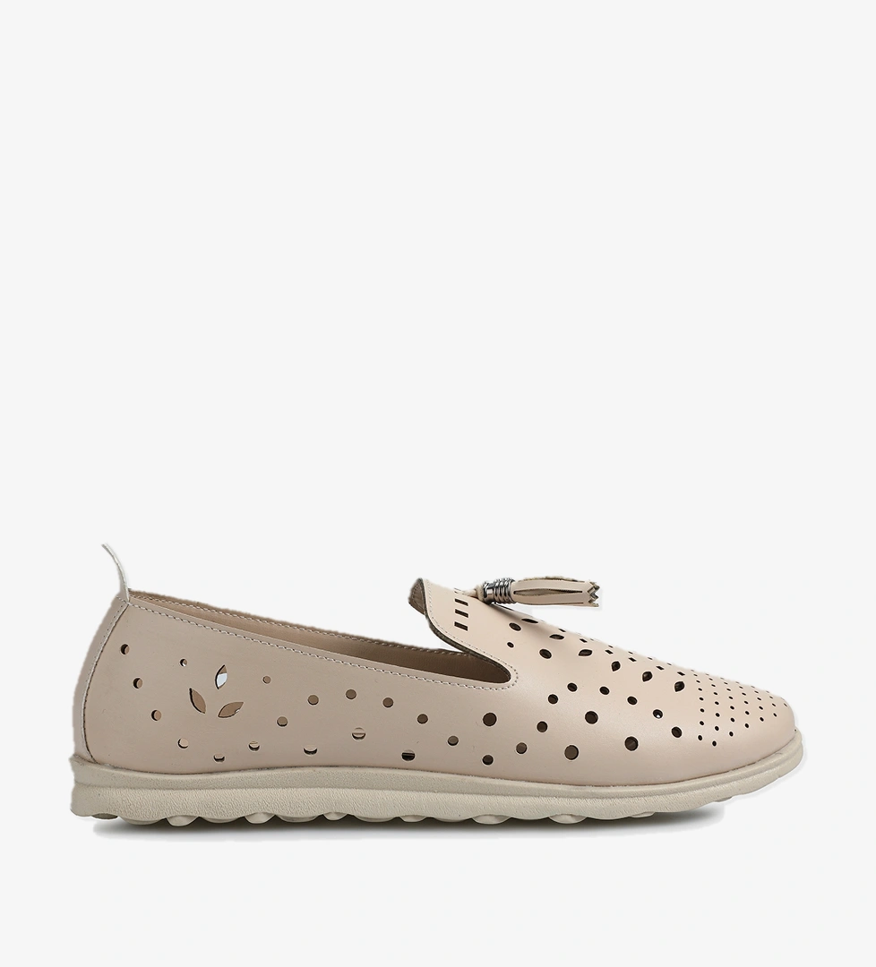 Ekru Kadın Ayakkabı - Görsel 1