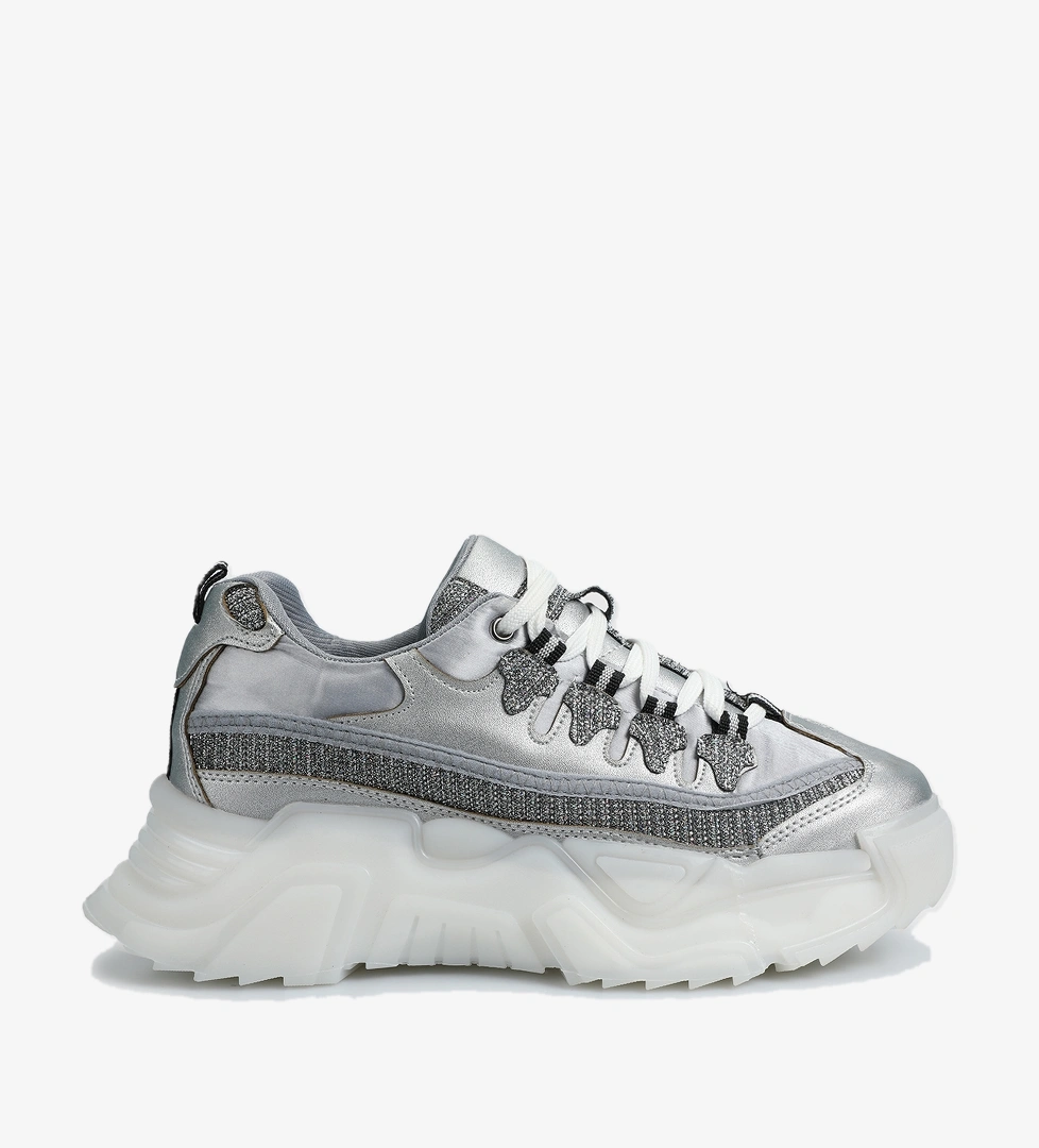 Gri Kadın Sneaker - Görsel 1