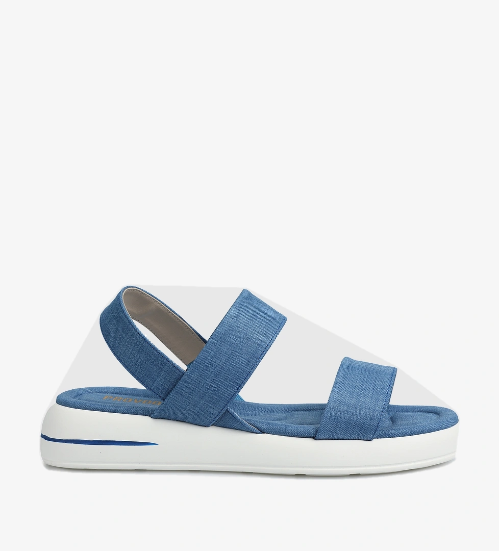 Mavi Kadın Düz Sandalet - Görsel 1