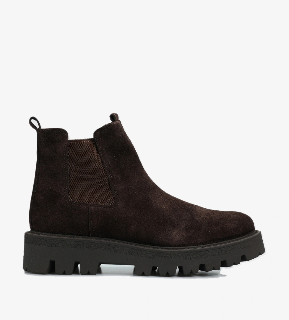 Kahve Deri Erkek Bot