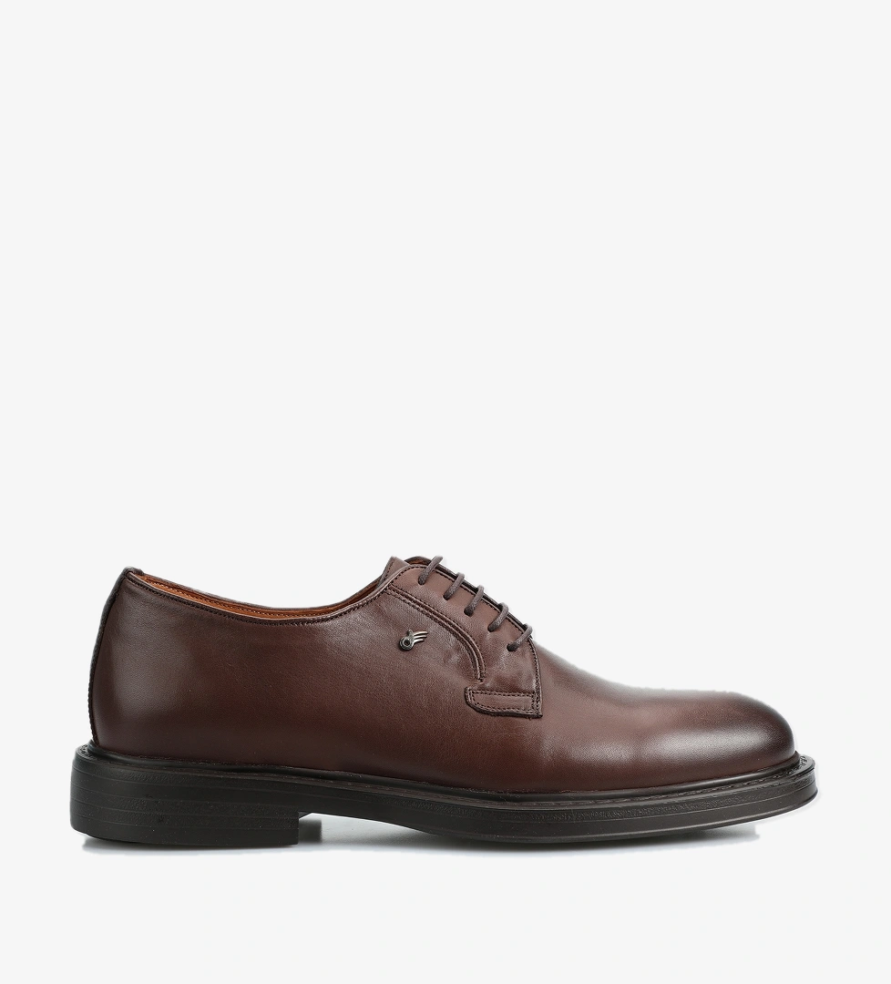 Kahve Deri Erkek Ayakkabı - Görsel 1