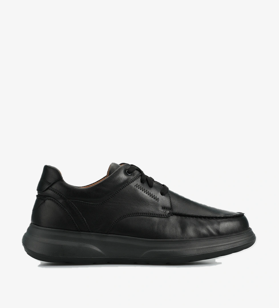 Siyah Deri Erkek Ayakkabı - Görsel 1