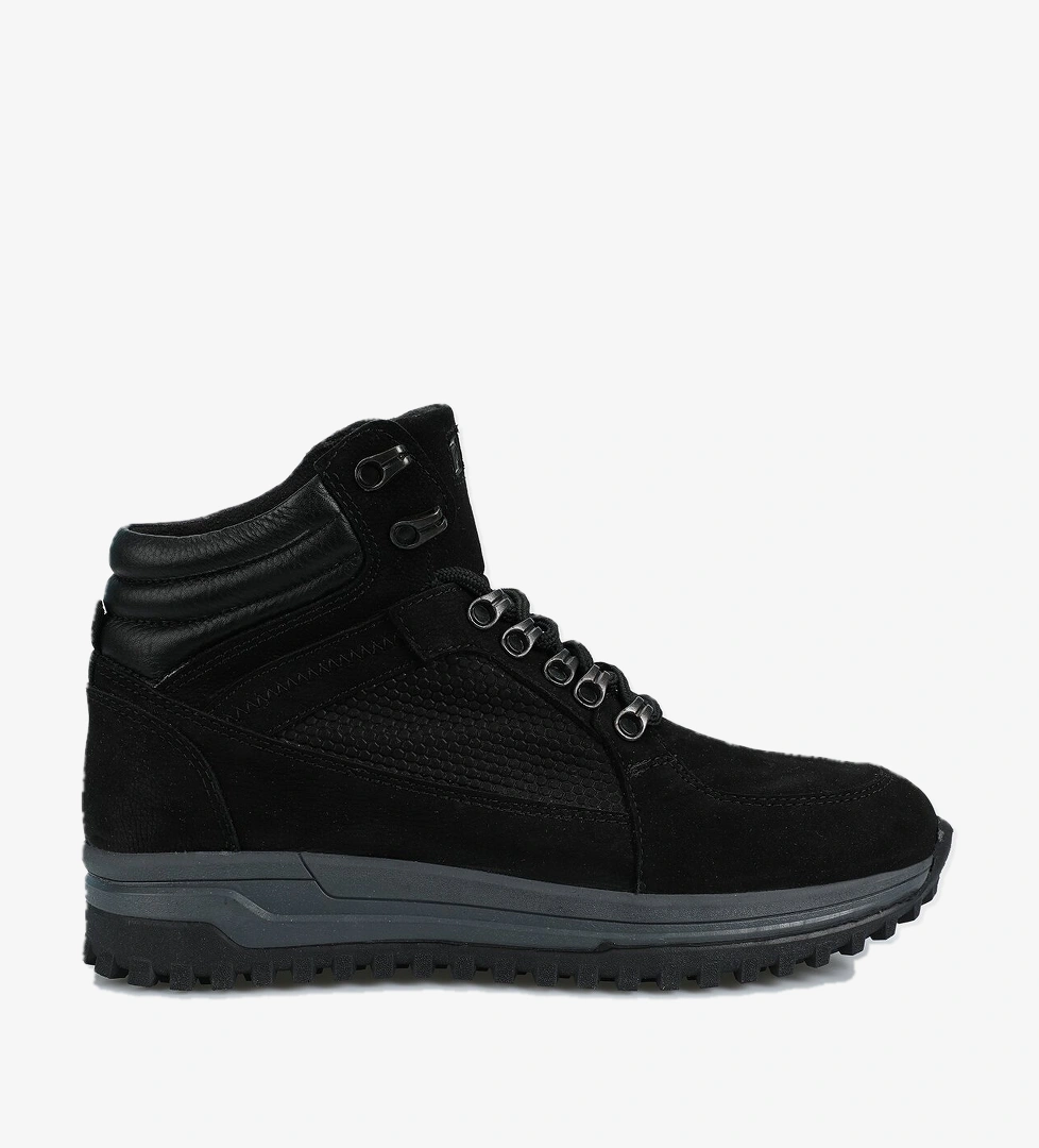 Siyah Deri Erkek Bot - Görsel 1