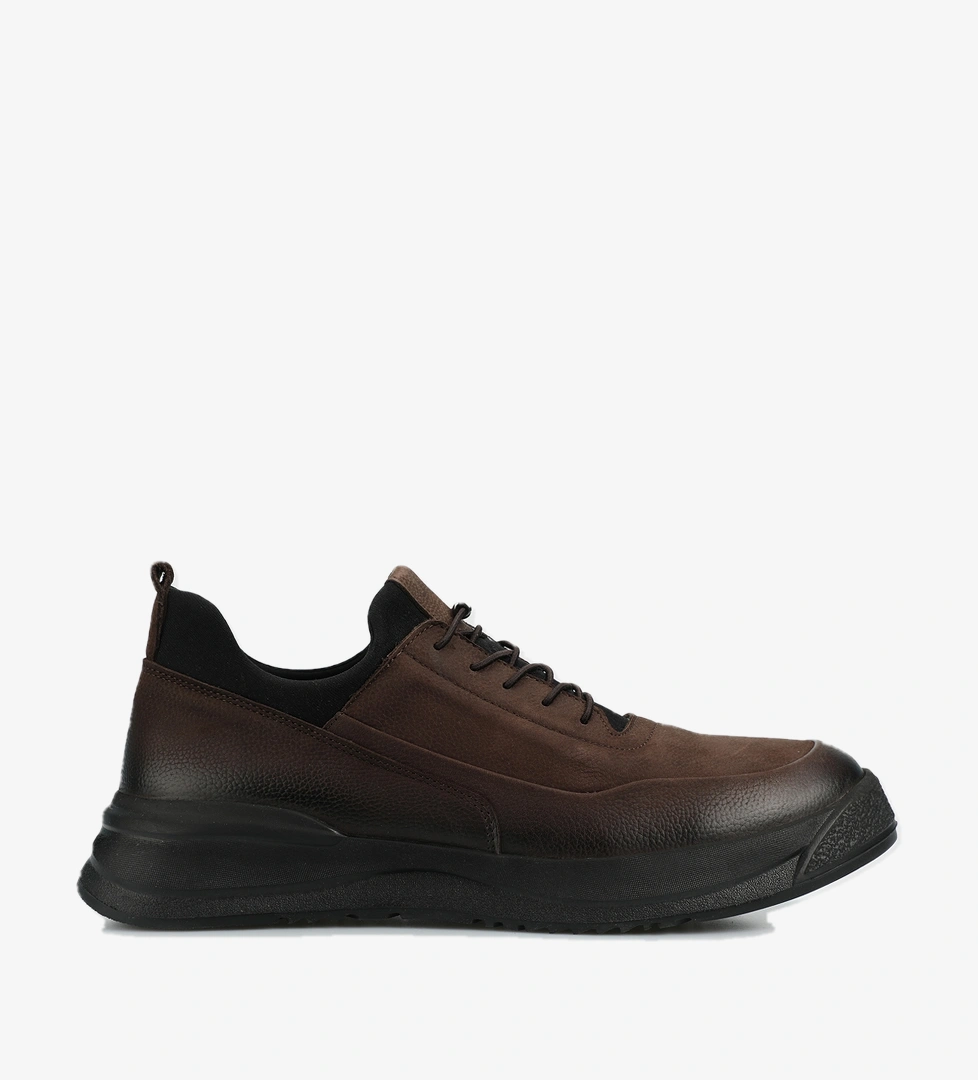 Kahve Deri Erkek Ayakkabı - Görsel 1