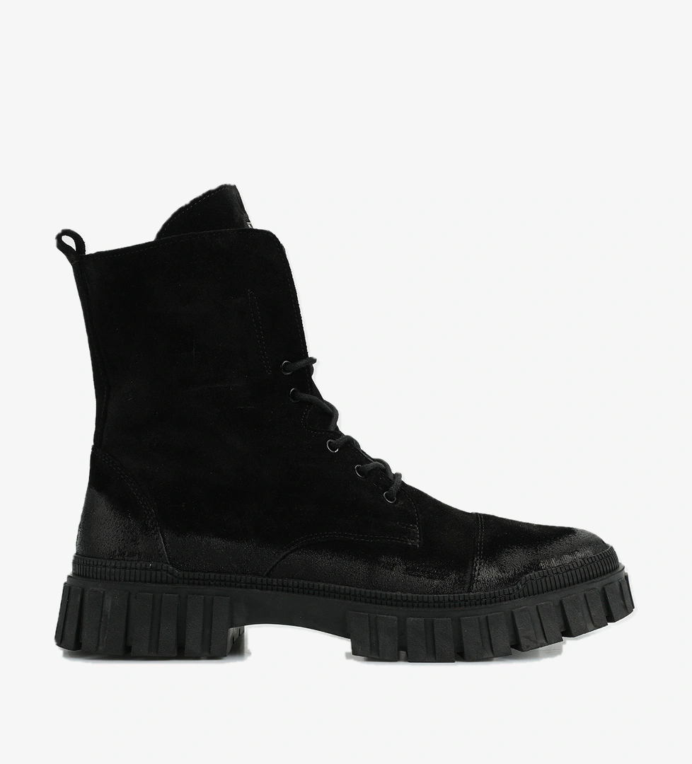 Siyah Deri Erkek Bot - Görsel 1